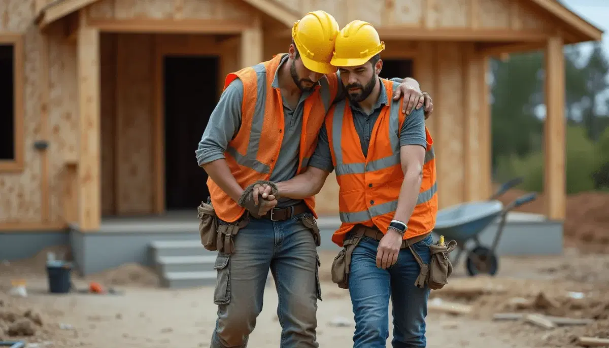 Worker getting advice and guidance on their WorkCover claim