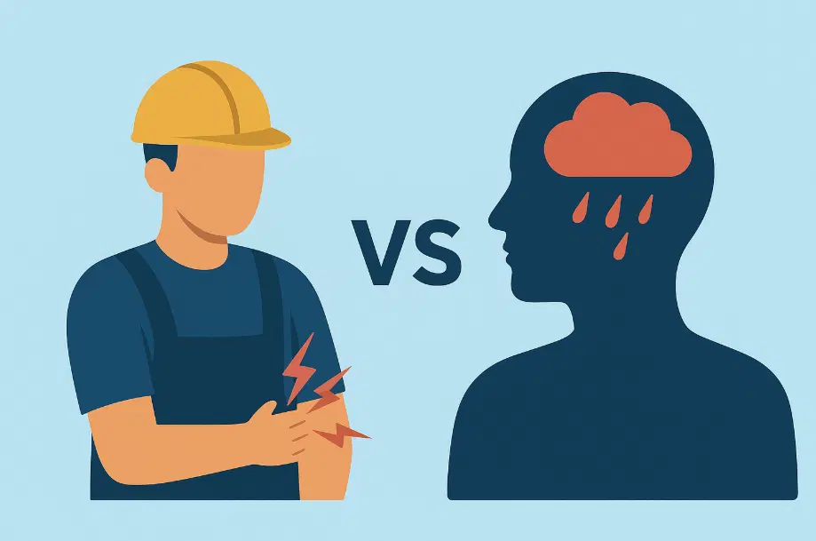 Physical vs. Psychological Work Injuries: What’s the Difference?