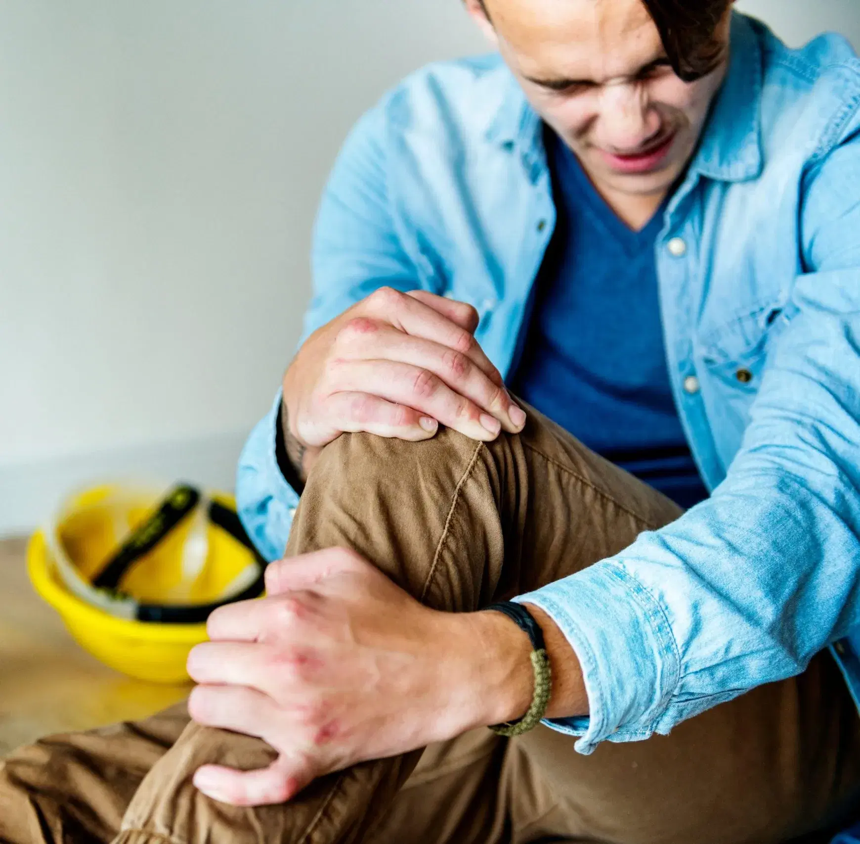 WorkCover professional helping an injured worker