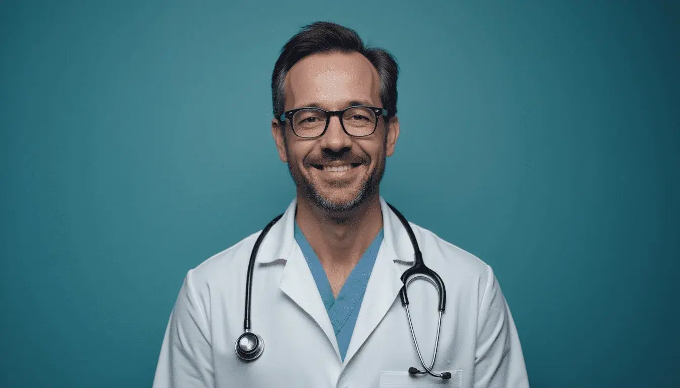 One of our doctors reviewing a workers compensation file